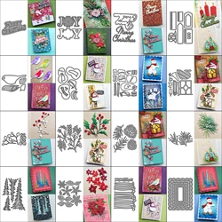 Metal Cutting Dies Merry Christmas diy Scrapbooking Photo Album Decorative Embossing PaperCard Die