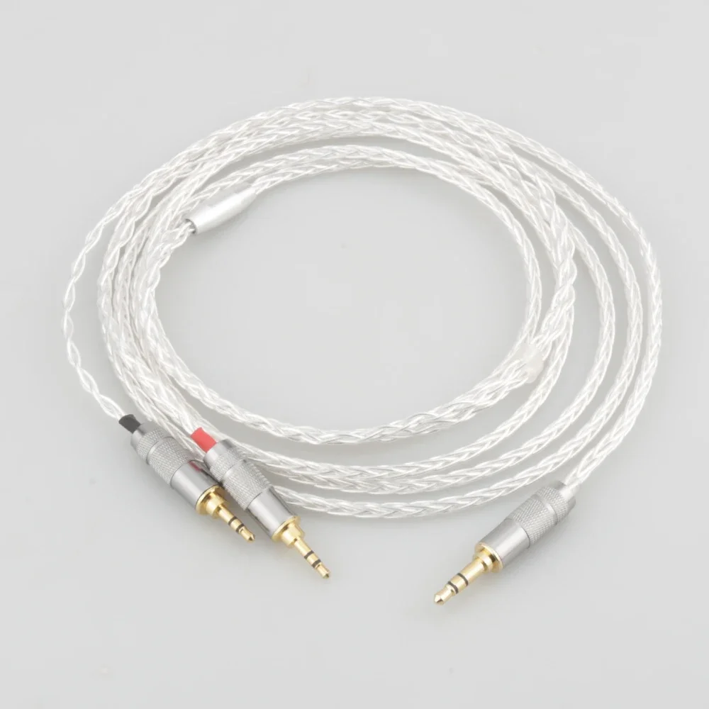 HiFi Cable 3.5mm stereo Male Compatible with Hifiman HE400S, HE-400I, HE-400i（2.5mm Plug Version）, HE560, HE1000 Headphone