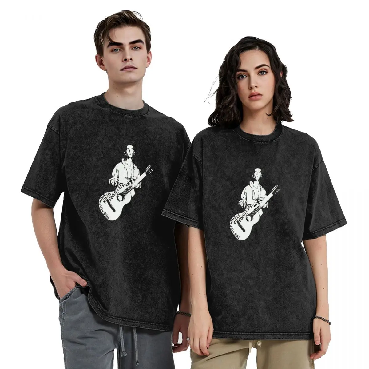 

Woody Guthrie This Machine Killshellip Classic Guys T-Shirt cotton man t-shirts mens graphic t-shirts