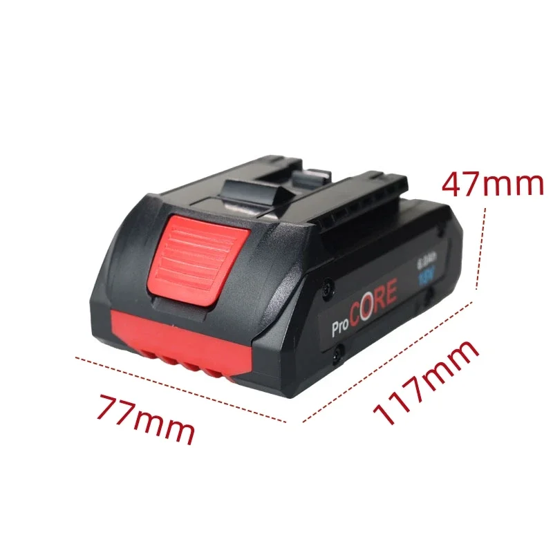 Air transport 21700 Cell 18V 6.0Ah Li-Ion Battery BAT609 BAT618 for Bosch 18V Max Cordless Power Tool Drill Battery