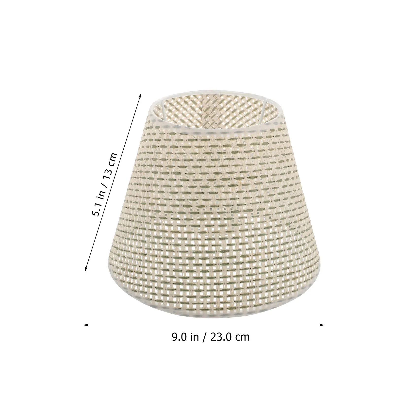 

Rattan Lampshade Beige Desk Table Wicker Shades Environmental Paper Home Lighting Handmade Vine Cover Practical Beautiful