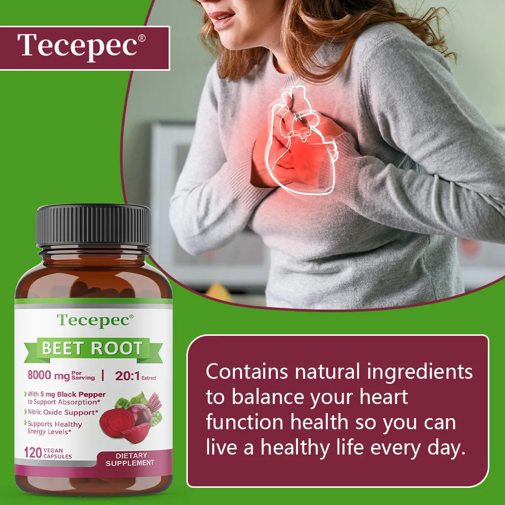 

Beetroot Capsules, Enhance Physical Strength and Endurance, Suitable for Sports Enthusiasts and Improving Blood Circulation