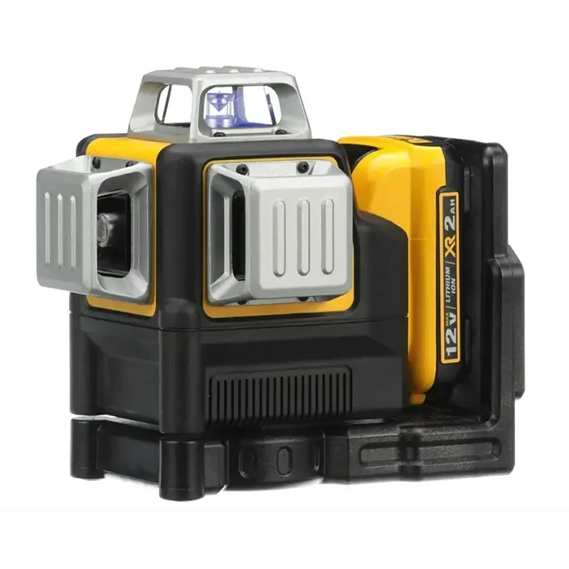 Dewalt-Niveau laser vertical DW089LG, 12 lignes, 3 côtés x 2024, résistant, batterie au lithium 12V, compteur vert horizontal extérieur, 360