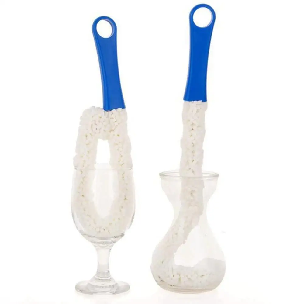 1/3Pcs Foam Cotton Cleaning Brushes Multi-Function Flexible Wine Bottle Brush Decanter Stemware Glasses Dust Cleaning Tools