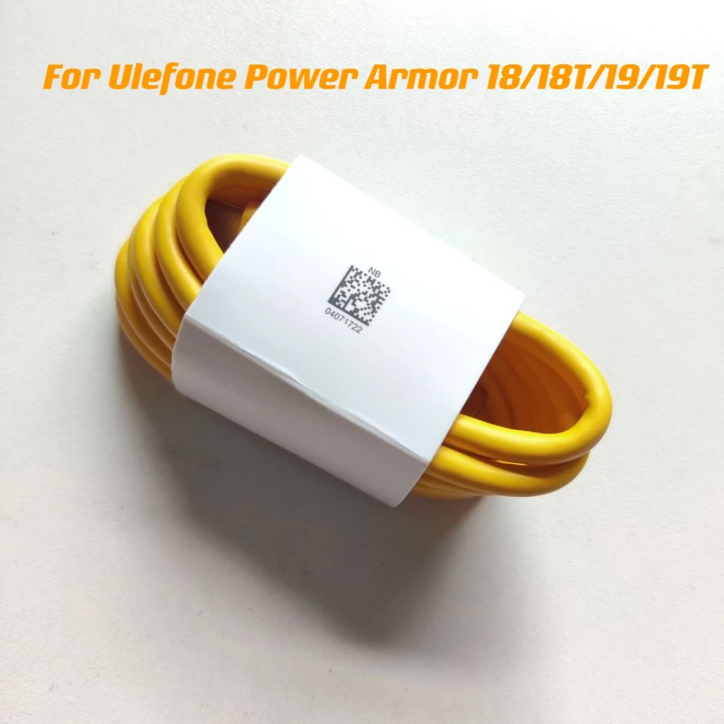 Original New Ulefone Power Armor 18 18T 19 19T Cell Andriod Phone Official USB Cable Data Line