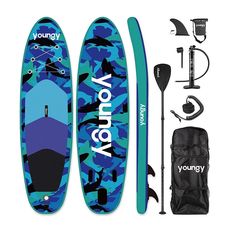 High Quality Inflatable Stand Up Isup Surfing Fishing Paddle Boards Boats Large Sup Board for Sale