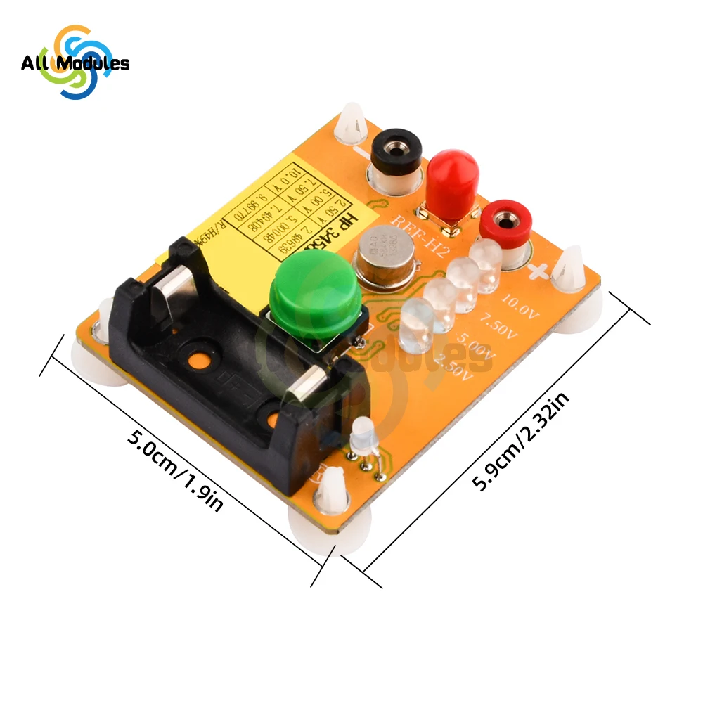 Imagem -03 - Tensão Detecção Módulo Alta Precisão Canal 2.5v 7.5v 5v 10v Voltage Reference Module Ad584kh