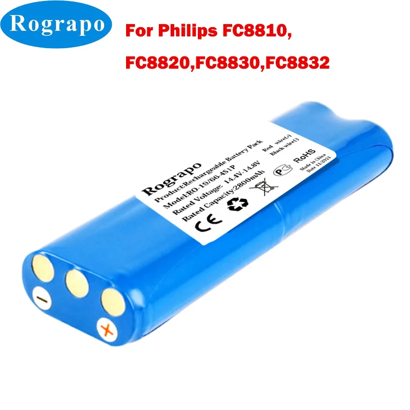 New 14.8V 3000mAh Li-ion Battery Pack For Philips FC8810, FC8820, FC8830, FC8832, FC8932 For Midea R3-L081C Robot Vacuum Cleaner