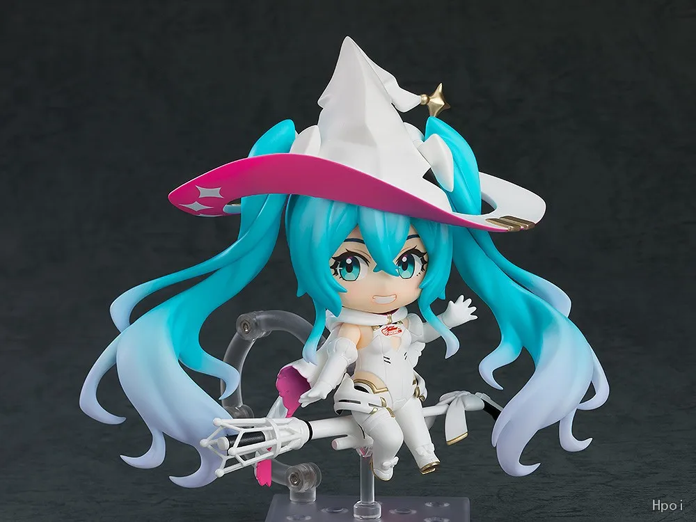 In Stock Original Anime Figure Hatsune Miku 2477 RACING MIKU 2024 ver. PVC Action Figurine Collector Cute Toys for Children Doll