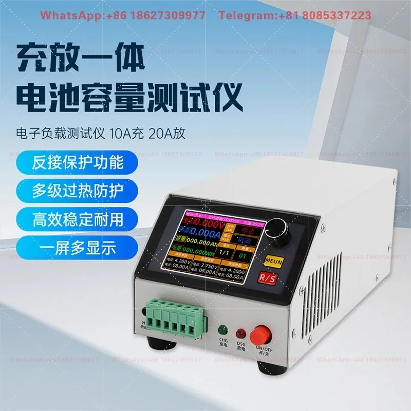 2.4inch Color Screen Electronic Load Support Constant Current/Power/Resistance Mode with Data Calibration Parameter Setting