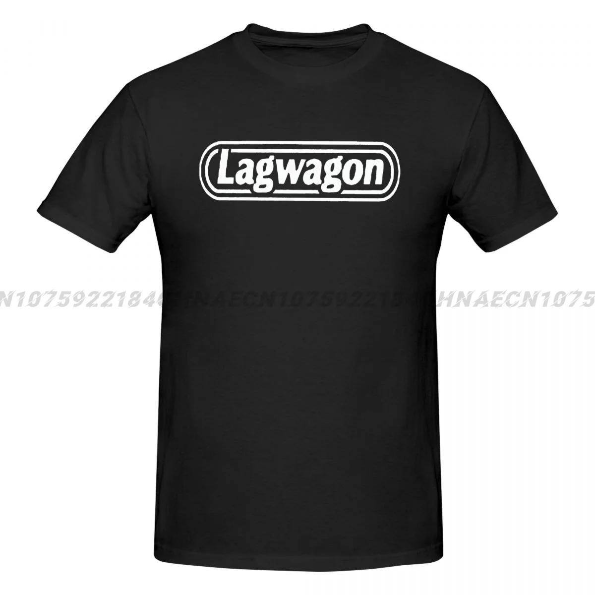 New Lagwagon Punk Rock Band Simple Logo t-shirt Men Short Sleeves T Shirt Top Tee Basic Tops Cartoon Character