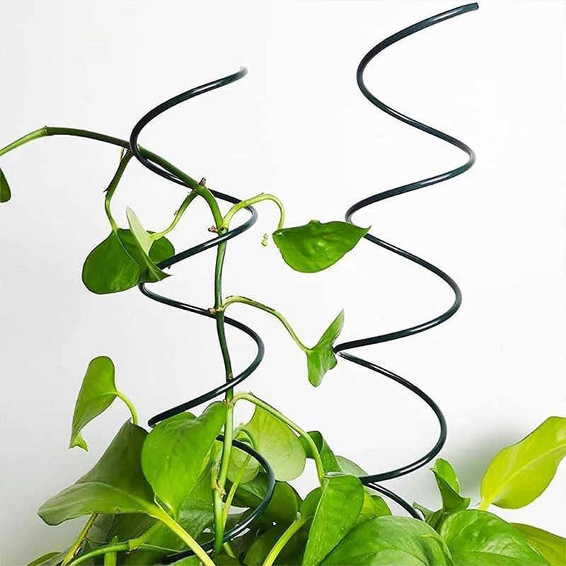 Plant Support Twisted Plant Stakes Plastic Plant Cage Holder Flower Pot Climbing Trellis - New Spiral Tomato Stakes Phalaenopsis