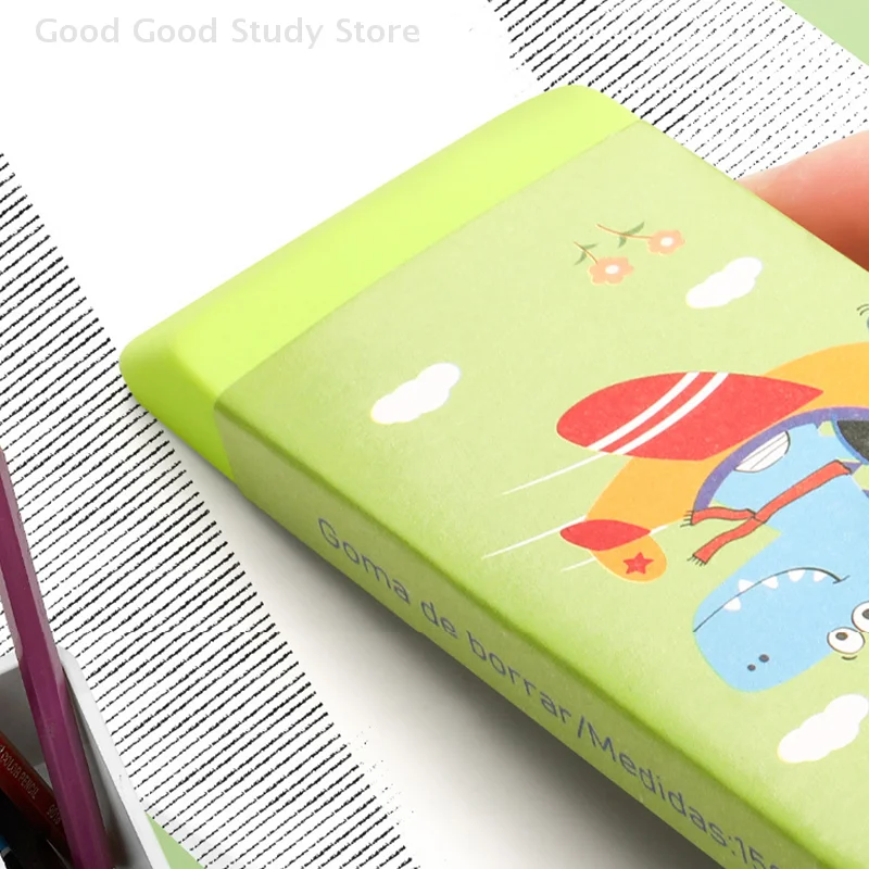 Gomma da cancellare enorme per cartoni animati Gomma da matita a blocchi super grande senza lasciare segni Gomma da cancellare per pittura artistica per studenti di astronauti/dinosauro