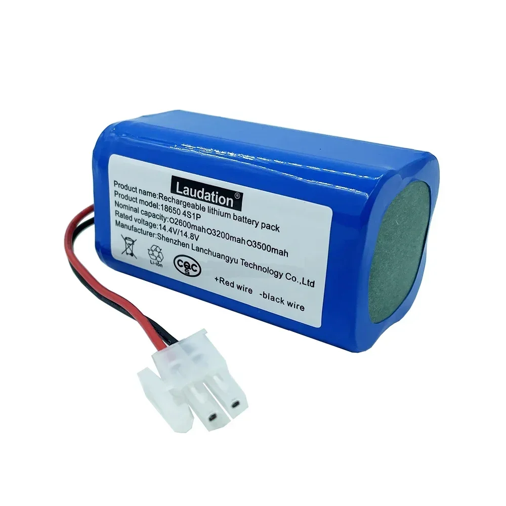Перезаряжаемая литиевая батарея 14,4 В 2600 мАч для ILIFE A4s A6 V7s Plus A9s W400, аккумуляторы для робота-пылесоса INR18650 M26-4S1P