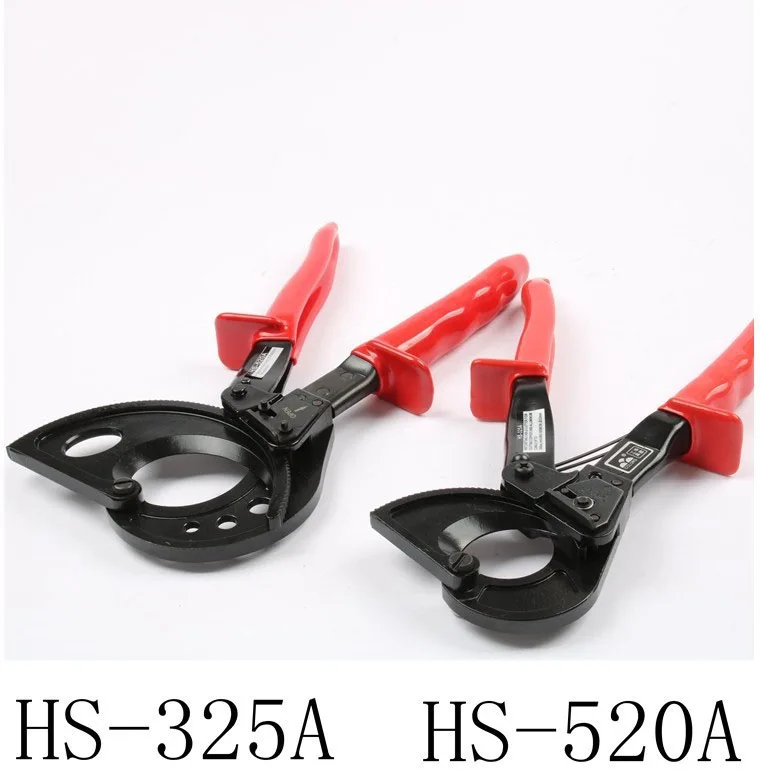 K50 10/11 in Ratcheting Cable Cutter Quick-Release Ratchet Wire and Cable Cutter Cut with Comfortable Grip Handles Easy to Use