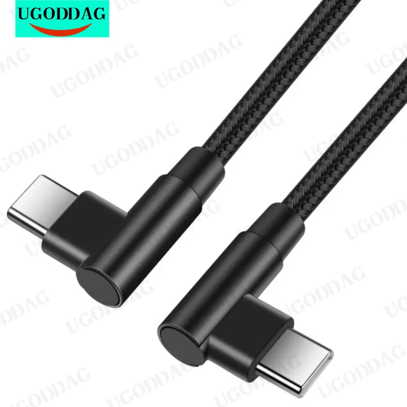 3A 90-градусная линия быстрой зарядки данных с двойным локоном USB типа C к USB C Кабель для быстрой зарядки Тип C Шнур для зарядки Кабель для передачи данных 3A 90-градусная линия быстрой зарядки данных с двойным локоном USB типа C к USB C Кабель для быстрой зарядки Тип C Шнур для зарядки Кабель для передачи данных