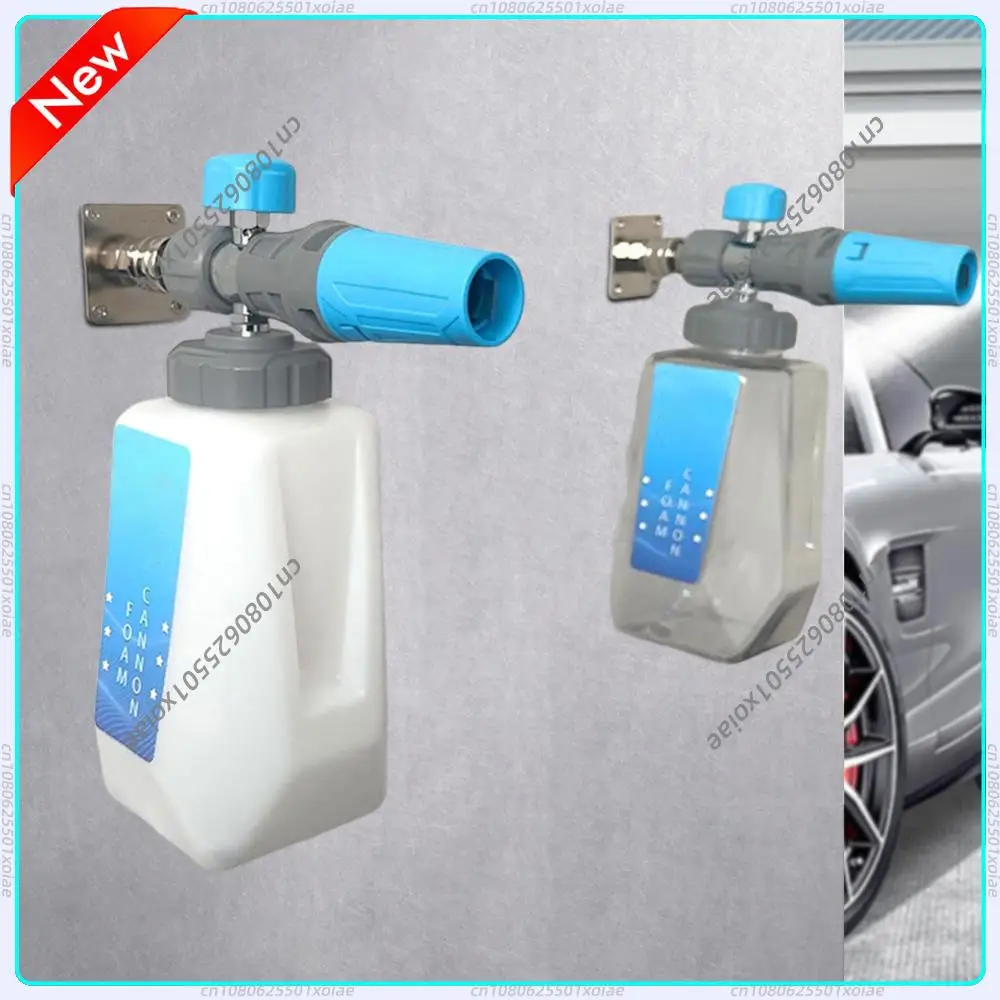 Snow Foam Lance Wall Mount with 1/4 Quick Connect Automatic Foam Cannon Nozzle Tip Holder Stainless Steel Snow Foam Gun Bracket