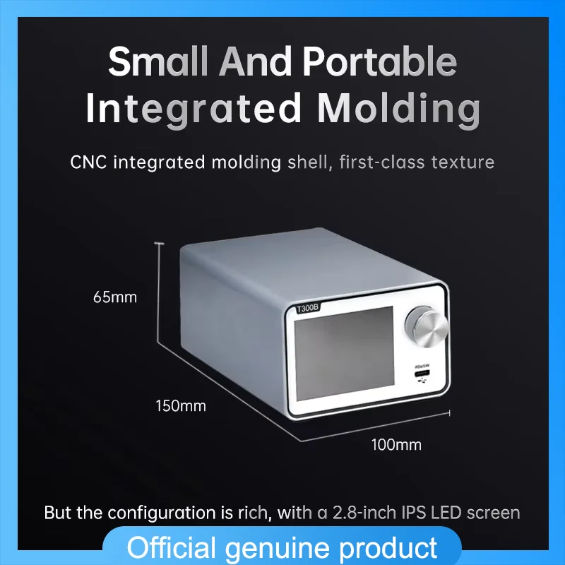 

ALIENTEK T300 Soldering Station - 160W, 80~500°C, Dual Rework, Supports T12/210/245/115 Handles
