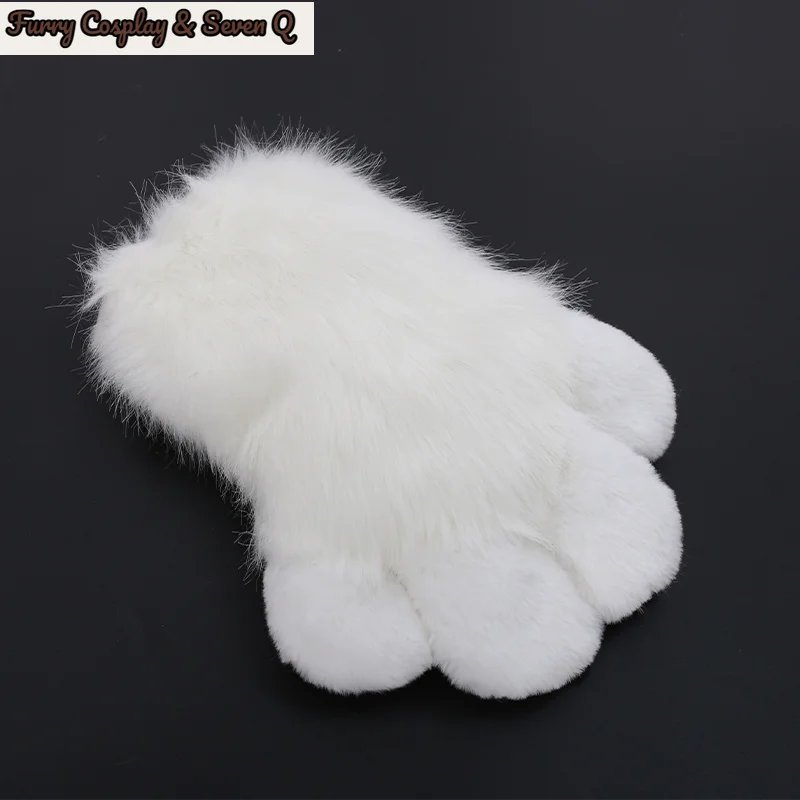 COS Kawaii Animal Furry Cosplay Anime Furrsuit Cat Rabbit Dog Fox Paws Gloves Prop Accessories Halloween Girls