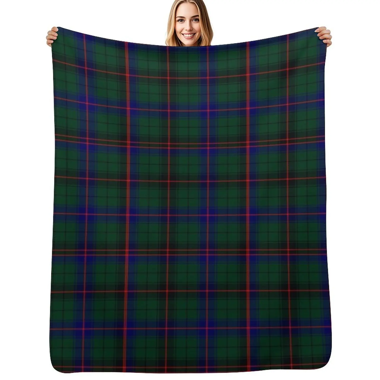 

Clan Davidson Tartan Throw Blanket Flannel Fleece Soft Warm Throw Blanket