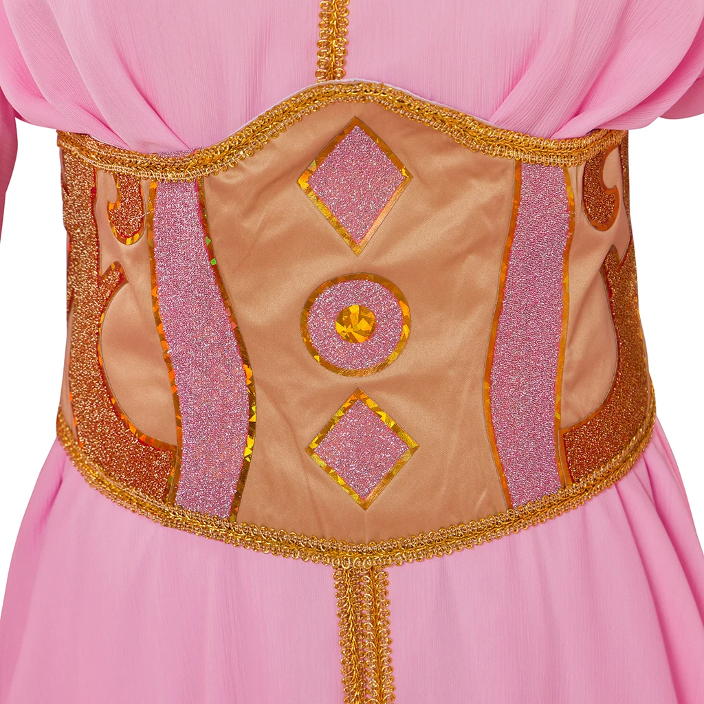 

Aleera Van Helsing Косплей Костюм Женское Платье Невесты Вампира Розовое Платье с Поясом Хэллоуин Платье Наряд