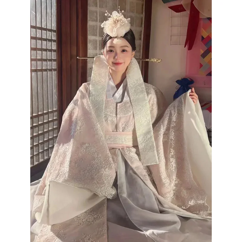 ملابس الهانبوك النسائية الزي التقليدي فستان كوري حديث محسن المحكمة الكورية فساتين الرقص الوطني الهانبوك هانوبوك