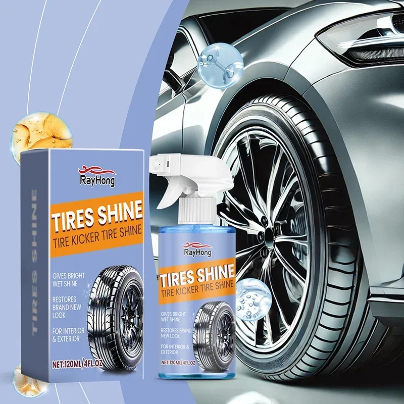 120ml Auto tire retreading spray tire stain cleaning retreading waterproof antifouling protection tire aging