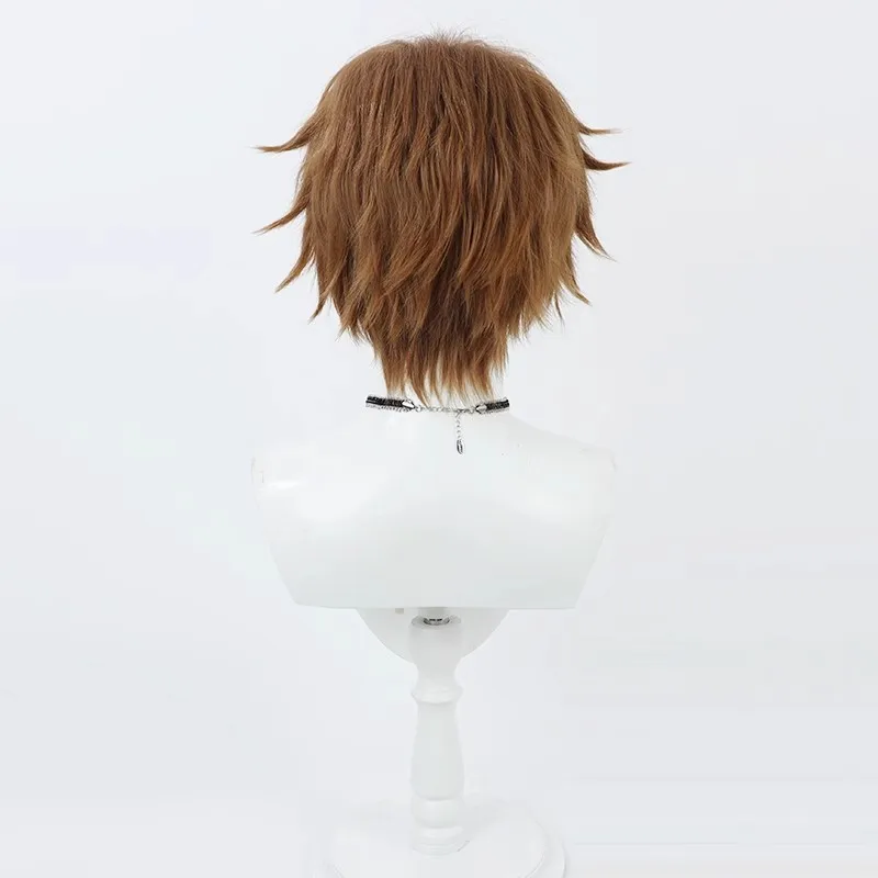 Tears of Themis Yan cosplay wig light brown daily male style Halloween gift
