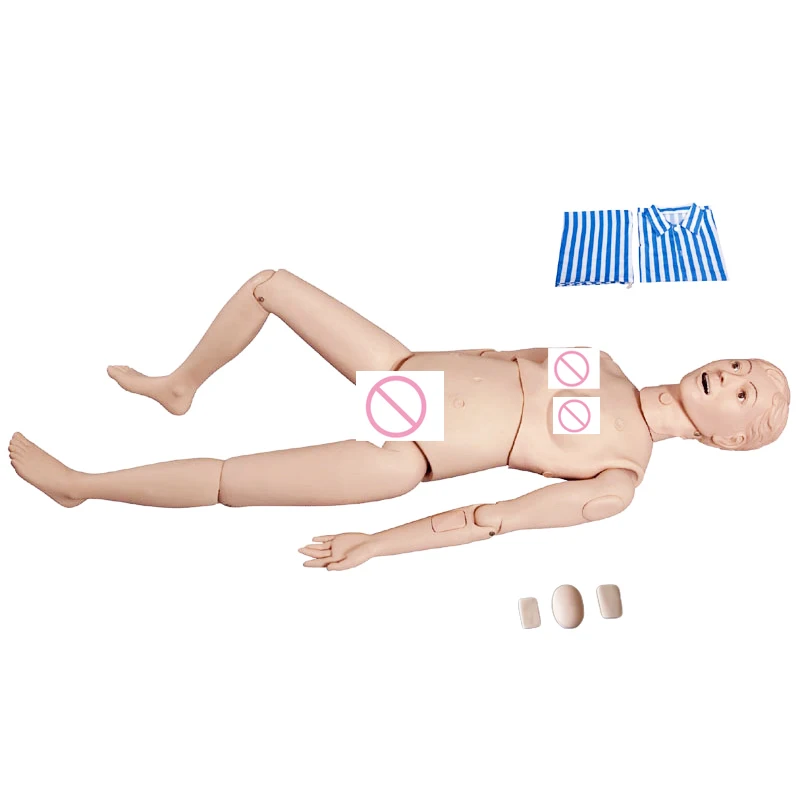 Basic Female Nursing Manikin, Patient Care Training Dummy Medical Simulation