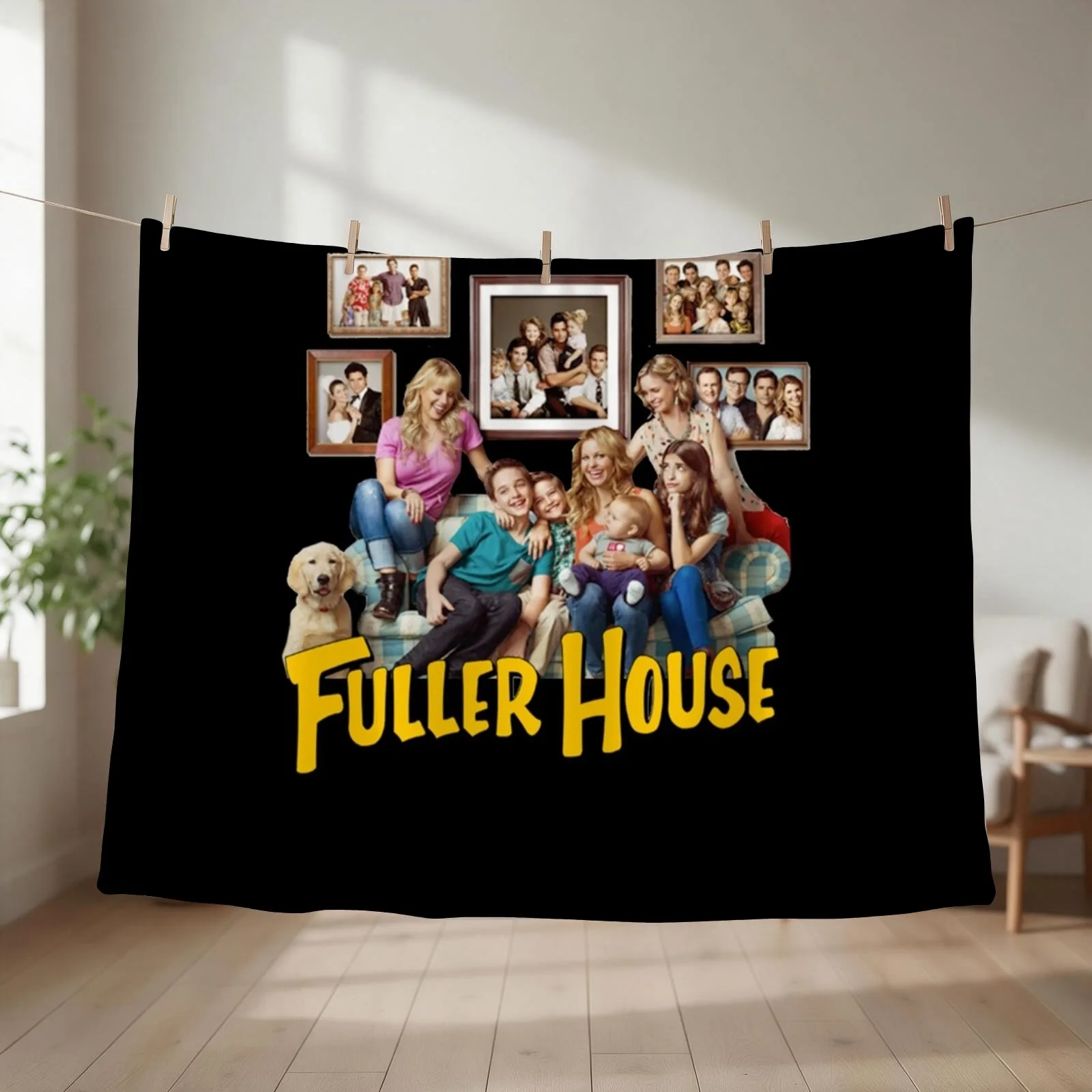 Fuller House Cast Merch Throw Blanket couch cozy soft plush fuzzy picnic outdoor blanket