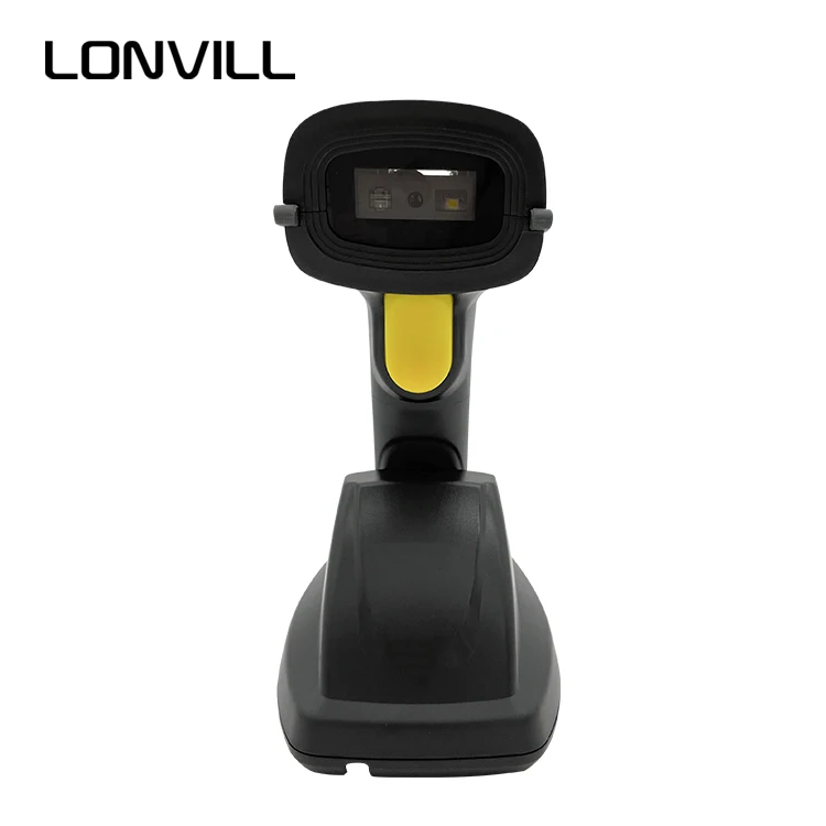 LONVILL Usb Qr Code Scanner Pequeno Escáner de Código de Barras para Venda, Leitor de Código QR 2d Com Wifi Bluetooth USB