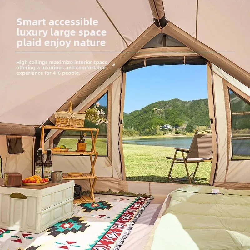 Inflatable Camping Tent, Fully Automatic No Assembly Needed