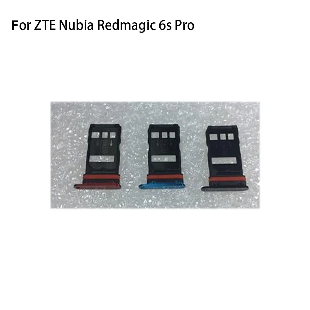 

For ZTE Nubia Red magic 6s Pro New Original Sim Card Holder Tray Card Slot RedMagic 6 s Pro Sim Card Holder RedMagic 6spro