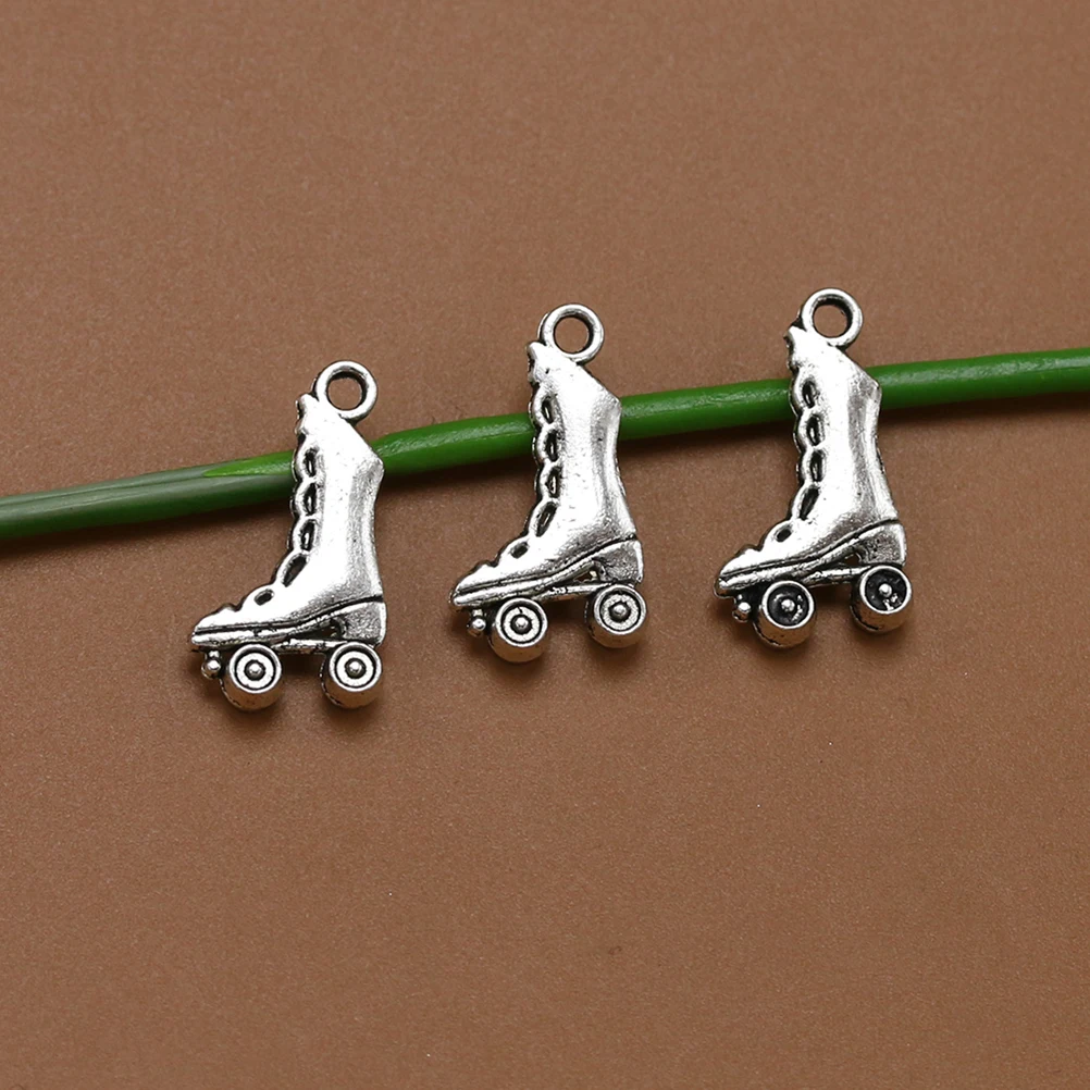 

20pcs Skate Pendant Earring Charms Alloy Jewelry Making DIY Accessories Charm Bracelet Necklace Craft Project Pendant Set