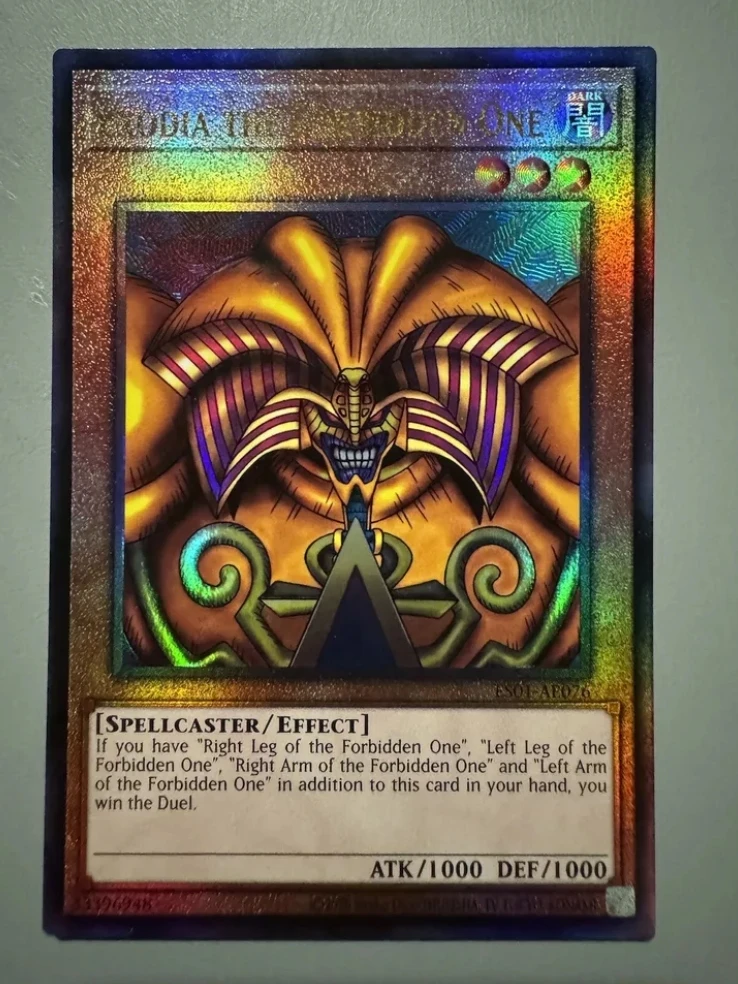 

Yugioh KONAMI Duel Monsters ES01-AE076 Exodia the Forbidden One Ultimate Rare Asian English Collection Mint Card