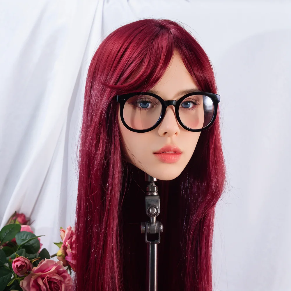 

New TPE head model, with a delicate and cute face, M16 interface, including a wig and eyes.
