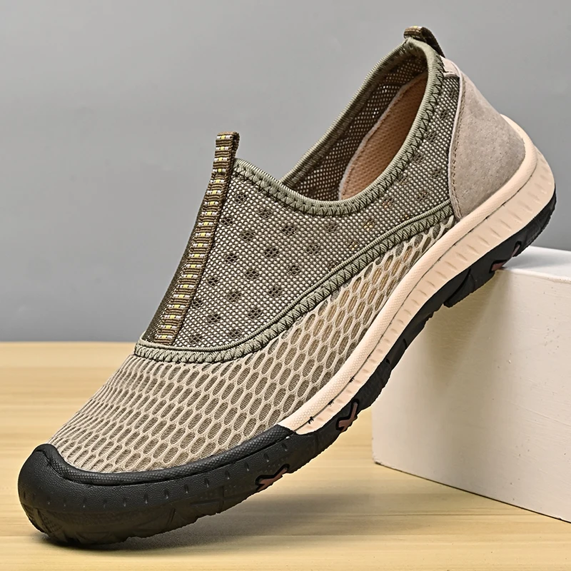 

Summer Men Sandals Genuine Leather Mens Casual Shoes Outdoor Men Leather Sandals for Men Beach Shoes Roman mens Shoes