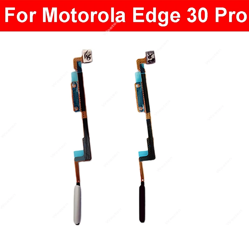 

Для Motorola MOTO Edge 30 Pro XT2201-1 Edge Plus 2022, датчик отпечатков пальцев, сенсорный гибкий кабель питания, кнопка «Домой», гибкий кабель отпечатков пальцев