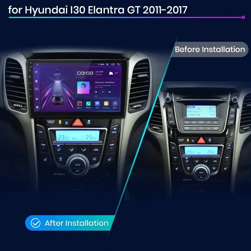 Junsun-مشغل سيارة لاسلكي لهيونداي ، راديو سيارة اندرويد ، أنظمة ذكية ، RDS ، DSP ، GPS ، FM ، BT ، SWC ، I30 ، Elantra GT ، من من-من Auto