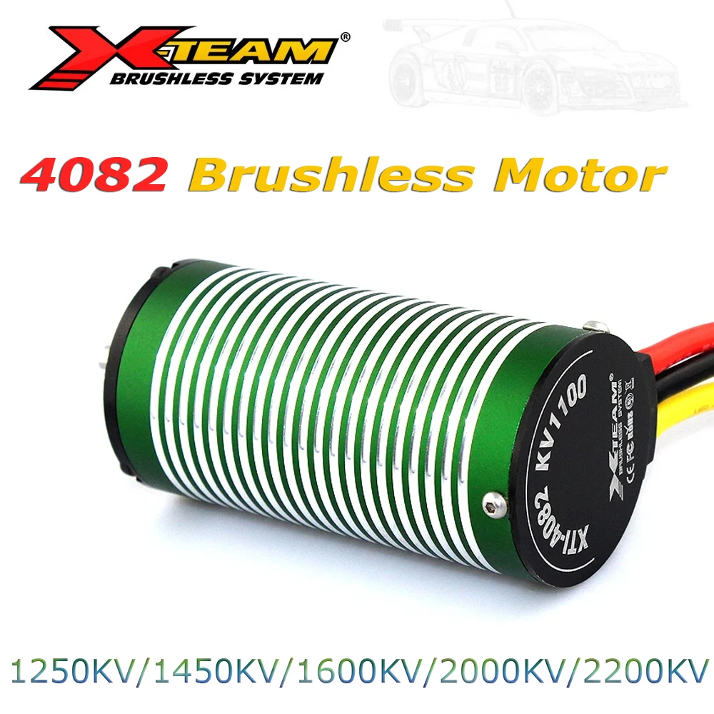 X-team 4082 Waterproof Brushless Motor for 1/7 1/8 RC Car Parts RC On-road Buggy Monster Off-road Trucks 900-1500mm Boat Models