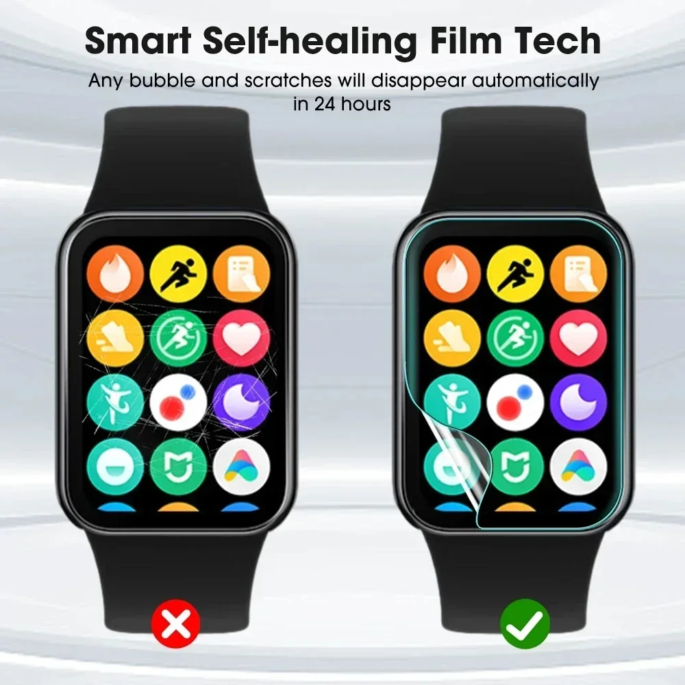 2 STKS Hydrogel Film Voor Xiaomi Mi Band 8 Pro 8Actieve Screen Protector Voor Xiaomi Mi Band 9 Pro 9Actieve Beschermende Film Niet Glas