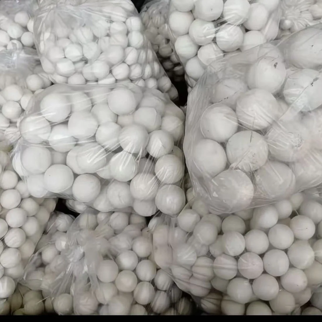 

White Rubber Ball Diameter 10/15/18/20/22/25/28/30/35/40/45/50mm Industrial Vibrating Screen Solid Elastic Ball DIY Parts