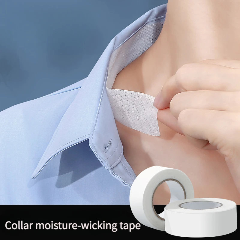 Men's Collar & Cuff Sweat Shields - Invisible, Disposable Anti-Stain Inserts for Shirts | Odorless, Ultra-Absorbent Liners