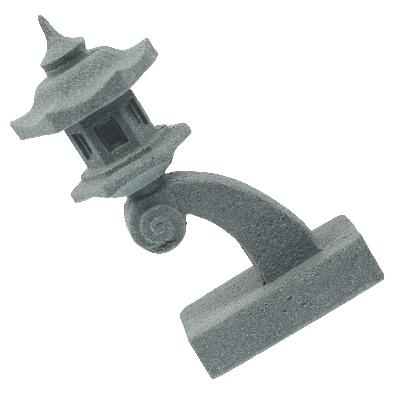 

Simulated Japanese Stone Lantern High Fidelity Pagoda Statue Mini Garden Decoration Durable Adornment H0051 L scape
