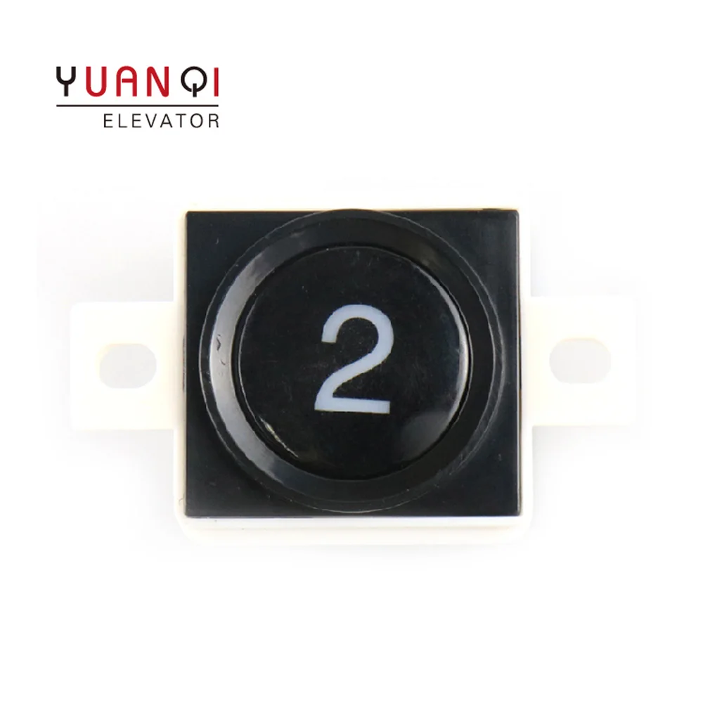 

Yuanqi Lift Spare Parts Elevator Touch Button BR34A With Braille With Ear