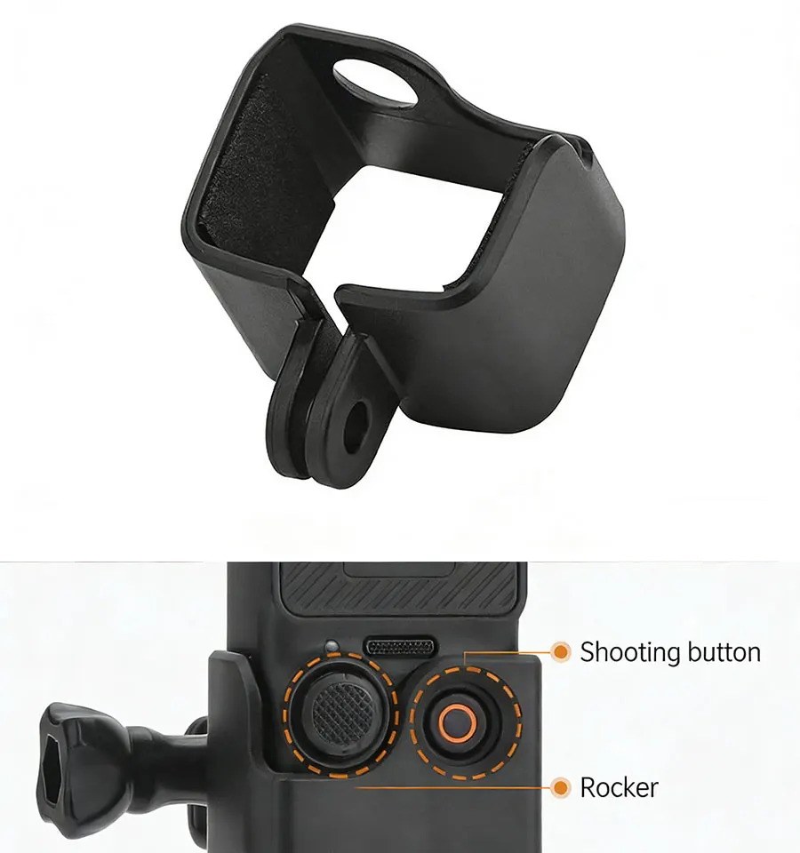 Rucksack-Clip-Halterung für Erstpersonensicht Outdoor-Livestream Vlog-Videoaufnahme für DJI Osmo Pocket 3 Kamera-Zubehör – Detail 4