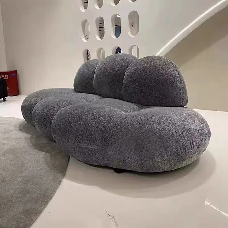 Cute Foam Comfortable Sofa Soft Simple Girl Tatami Modern Puffs Sofa Lazy Plush Cloud Salon Meuble Living Room Furniture