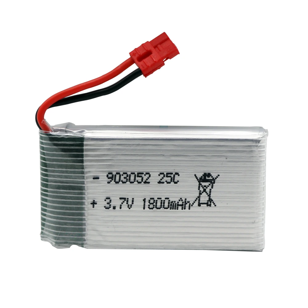 3.7V 1800mAh リポバッテリー 5in1 充電器付き SYMA X5 X5S X5C X5SC X5SH X5SW X5UW X5HW RC ドローンスペアパーツ 3.7v バッテリー XH4.0