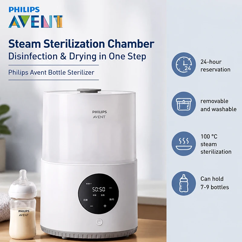 Avent BBL70645 Bottle Warming Sterilizing Device Multi-function Baby Nursing Bottle Heater Sterilizer Newborn Accessories