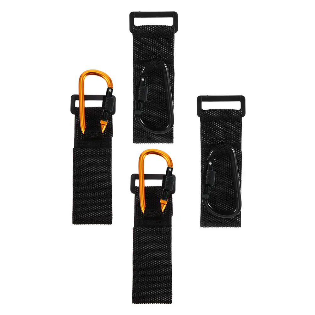 

4Pcs Stroller Hooks for Stroller Accessories Non-Slip Hanging Hook Clip with Strap Shopping Cart Hanger